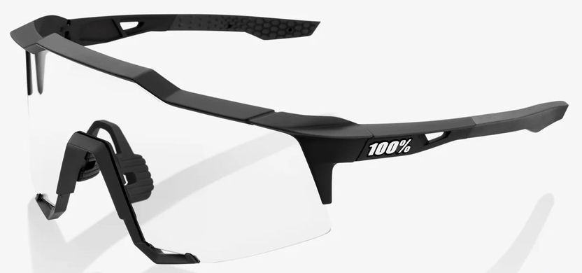 Велоокуляри Ride 100% SPEEDCRAFT - Soft Tact Black - HiPER Red Multilayer Mirror, Mirror Lens