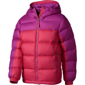 Куртка Marmot Girl's Guides Down Hoody (Pink Rock/Beet Purple, L)
