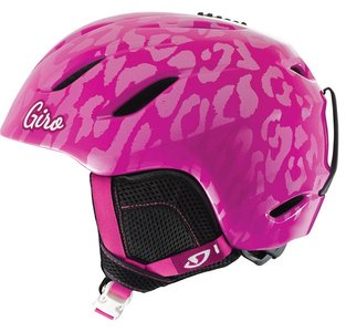 Гірськолижний шолом Giro Nine Jr Magenta Leopard, S (52-55,5 см)