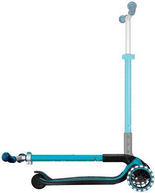 Самокат Globber ACE аква, колеса з підсвіткою, до 100кг, 3+, 3 колеса