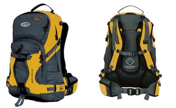 Рюкзак Terra Incognita Snow-Tech жёлтый/серый 30 литров(р)