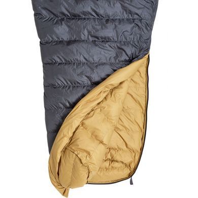 Спальный мешок пуховой Turbat NOX 400 grey/cheddar orange - 185 см