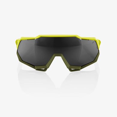 Очки Ride 100% SPEEDTRAP - Soft Tact Banana - Black Mirror Lens, Mirror Lens
