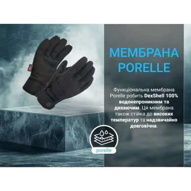 Рукавички водонепроникні Dexshell Arendal Biking Gloves, XL, зимові, чорні