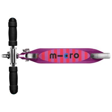 Самокат Micro Micro Sprite Purple stripe LED