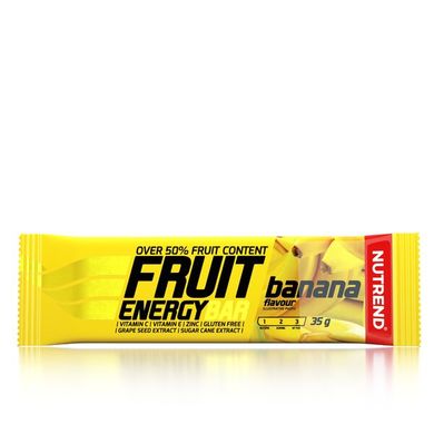 Спортивне харчування NUTREND Fruit Energy Bar, 35 г, банан