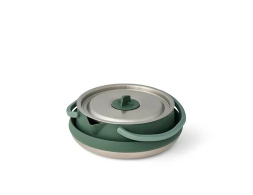 Чайник складаний Sea to Summit Detour Stainless Steel Collapsible Kettle 1,6 L, Laurel Wreath Green