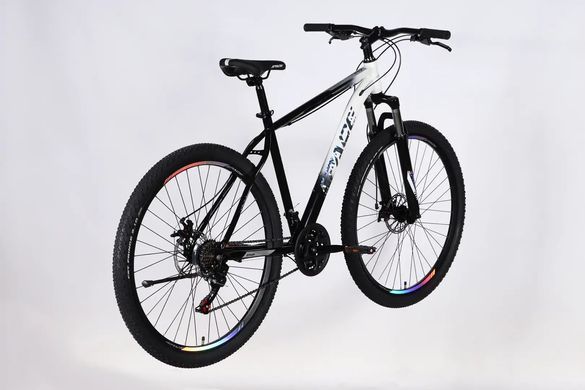 Велосипед ST 29" Space MARS DD FR рама-20" черный с белым 2026