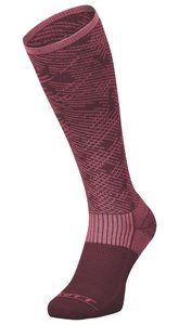 Шкарпетки гірськолижні Scott MERINO CAMO cassis pink/red fudge (S)