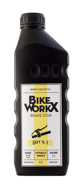 Тормозная жидкость BikeWorkX Brake Star DOT 5.1 1л.