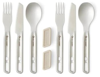 Набір столового приладдя Sea to Summit Detour Stainless Steel Cutlery Set 2P 6 предметів