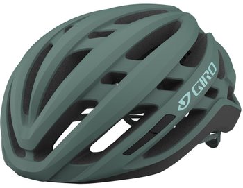 Шлем велосипедный женский Giro Agilis W матовый серо-зеленый M/55-59см
