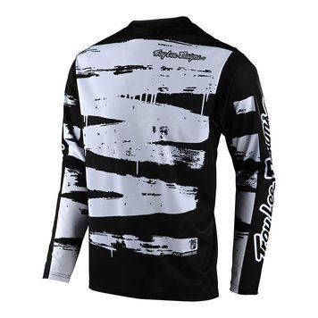 Дитячий джерсі TLD Sprint Jersey, Brushed [BLACK / WHITE] розмір YMD