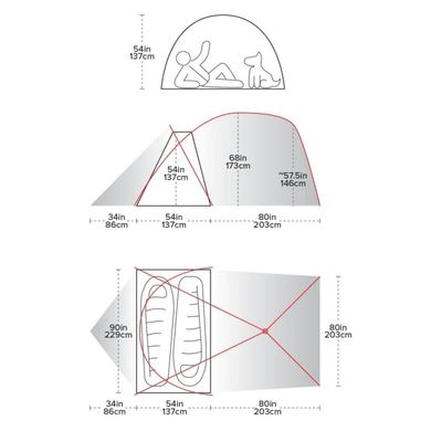 Намет Big Agnes Wyoming Trail 2 olive