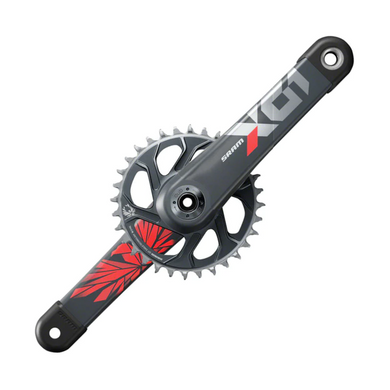 Шатуны SRAM X01 Eagle Boost 148 DUB 12s 165 w Direct Mount 32T X-SYNC 2 Chainring Lunar Oxy Red (DUB Cups/Bearings not included) C3