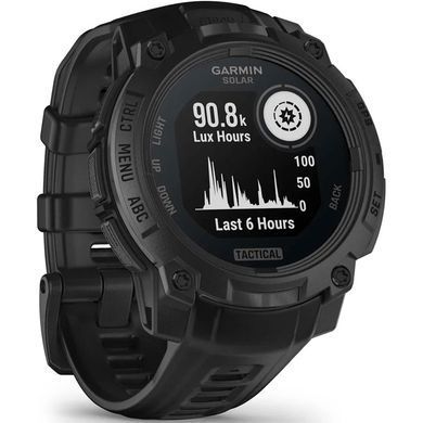 Смарт-часы Garmin Instinct 3, Tactical, Solar, 45mm, Black, GPS