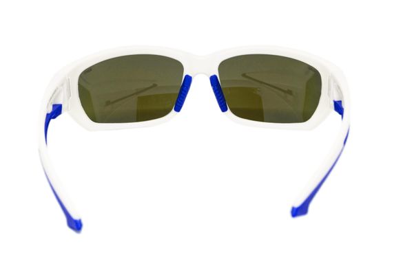Защитные очки с поляризацией BluWater Seaside White Polarized (G-Tech™ blue), синие зеркальные