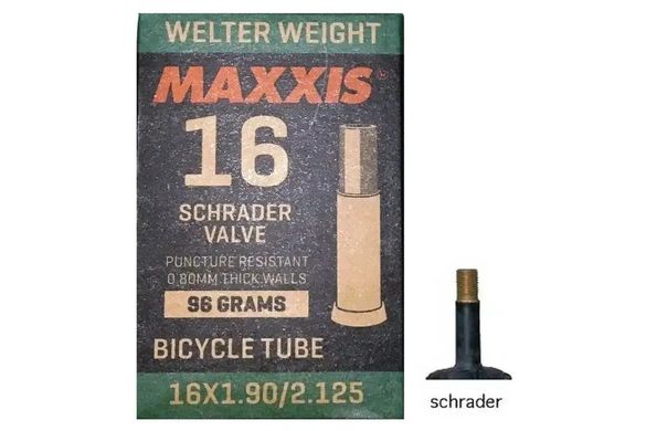 Камера Maxxis WELTER WEIGHT 16X1.90/2.125 Ниппель - Schrader 48мм