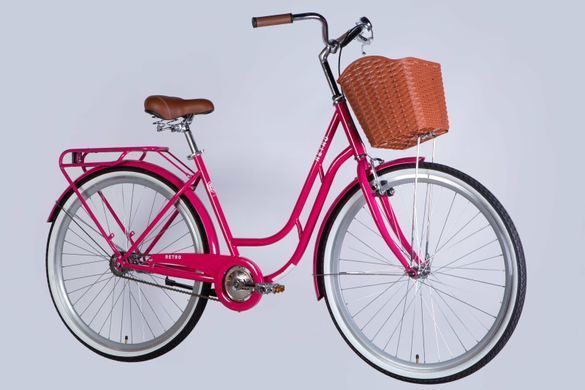 Велосипед ST 28" Dorozhnik RETRO Velosteel рама-19" розовый 2025