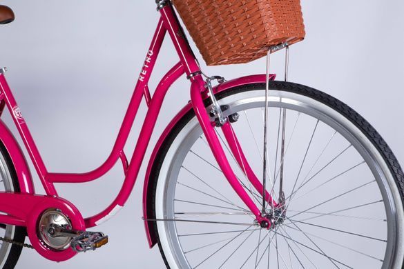 Велосипед ST 28" Dorozhnik RETRO Velosteel рама-19" розовый 2025