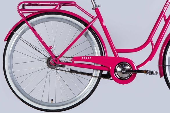 Велосипед ST 28" Dorozhnik RETRO Velosteel рама-19" розовый 2025