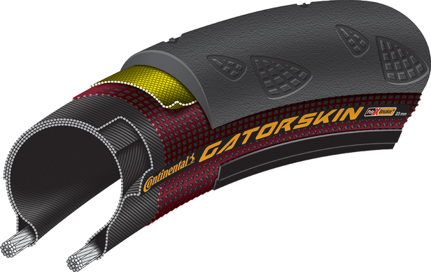 Покришка Continental Gatorskin -28" | 700 x 25C, чорна, не доладна skin