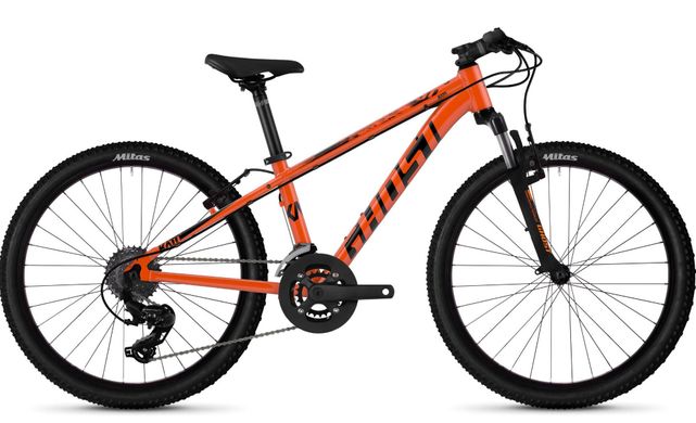Велосипед Ghost Kato 2.4 24 ", оранжево-чорний, 2020