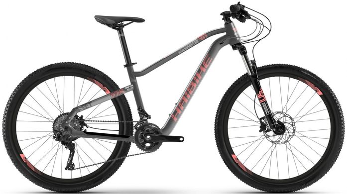 Велосипед Haibike SEET HardSeven Life 3.0 Acera19 HB 27.5", серый/кораловый, 2020
