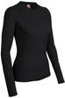 Термофутболка с длинным рукавом Icebreaker BF 200 Oasis LS Crewe WMN black L