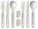 Набір столового приладдя Sea to Summit Detour Stainless Steel Cutlery Set 2P 6 предметів 1 з 3