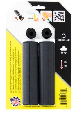 Грипсы ESI Ribbed Extra Chunky Black Silicone Bicycle Grips