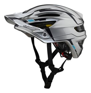 Вело шлем TLD A2 MIPS HELMET [SLIVER SILVER / BURGUNDY] XL/XXL