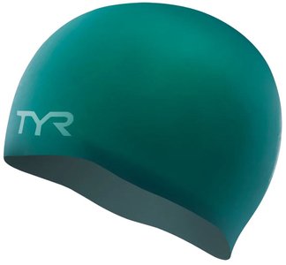 Шапочка для плавания TYR Wrinkle-Free Silicone Swim Cap, Teal