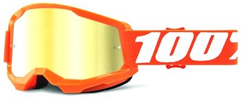 Мотоокуляри Ride 100% STRATA 2 Goggle Orange - Mirror Gold Lens, Mirror Lens