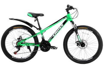 Велосипед Cross 26" Focus 2024 Рама-13" green-black