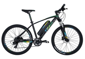 Велосипед Trinx X1E Lite 26" Matt-Black-Green-Blue