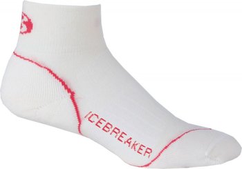 Носки Icebreaker GT Run Lite Mini WMN white/lobster/white S