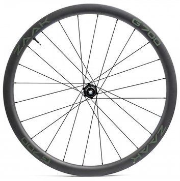 Колеса ZAAK Gravel Disc HG11/12s 12-100/12-142 Carbon 38mm Dark Clincher/Tubeless - G700D-HG