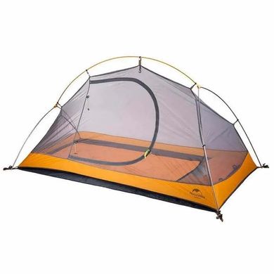 Палатка сверхлегкая одноместная с футпринтом Naturehike Cycling 1 NH18A095-D, 210T, оранжевая
