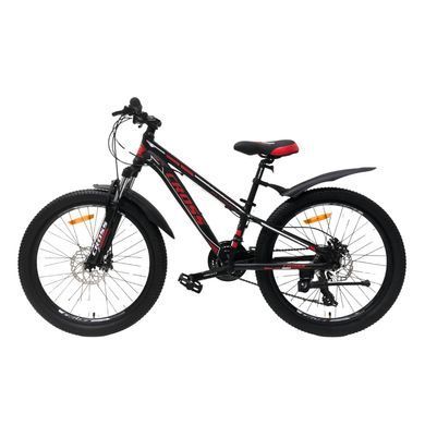 Велосипед Cross 24" Hunter 2025 Рама-12.5" black-red