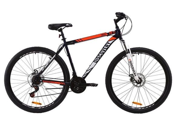 Велосипед Discovery 29 TREK AM DD рама-21" ST 2020, сине-оранжевый