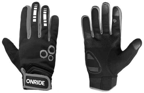 Велоперчатки Onride Pleasure 20 цвет серый размер XL(р)
