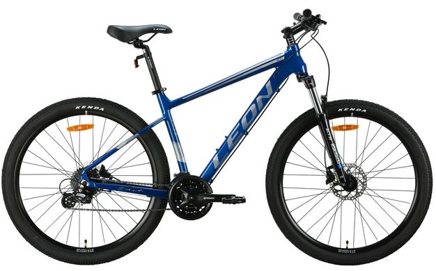 Велосипед 27.5" Leon XC 80 AM Hydraulic lock out HDD рама-18" синий с серым 2024