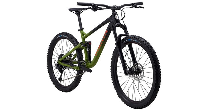 Велосипед Marin 27,5" RIFT ZONE 1 Gloss Black/Green/Orange