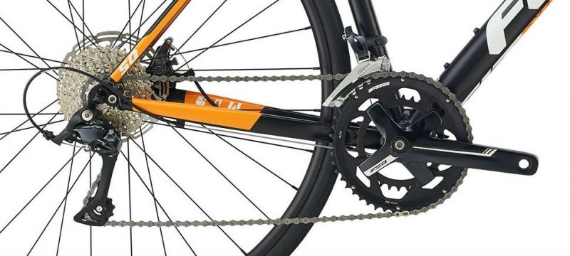 Велосипед Felt VR50 matte black (orange, chartreuse)