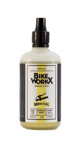 Гальмівна рідина BikeWorkX мінеральне мастило 100 мл.