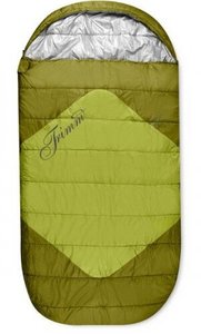 Спальный мешок Trimm DIVAN kiwi green/mid. gree 195 R зеленый