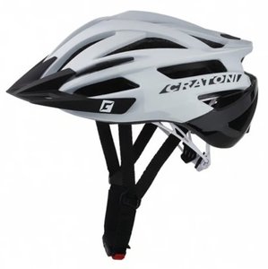 Велошлем Cratoni Agravic белый/черный глянцевый размер L/XL (58-62 см)