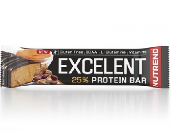 Спортивное питание Nutrend Excelent Protein bar, 85 г, арахисовое масло