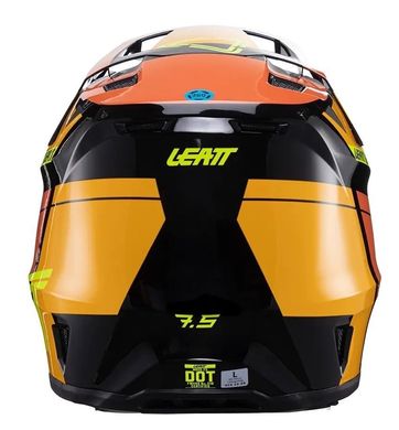 Шолом Leatt Helmet Moto 7.5 + Goggle, Citrus, L